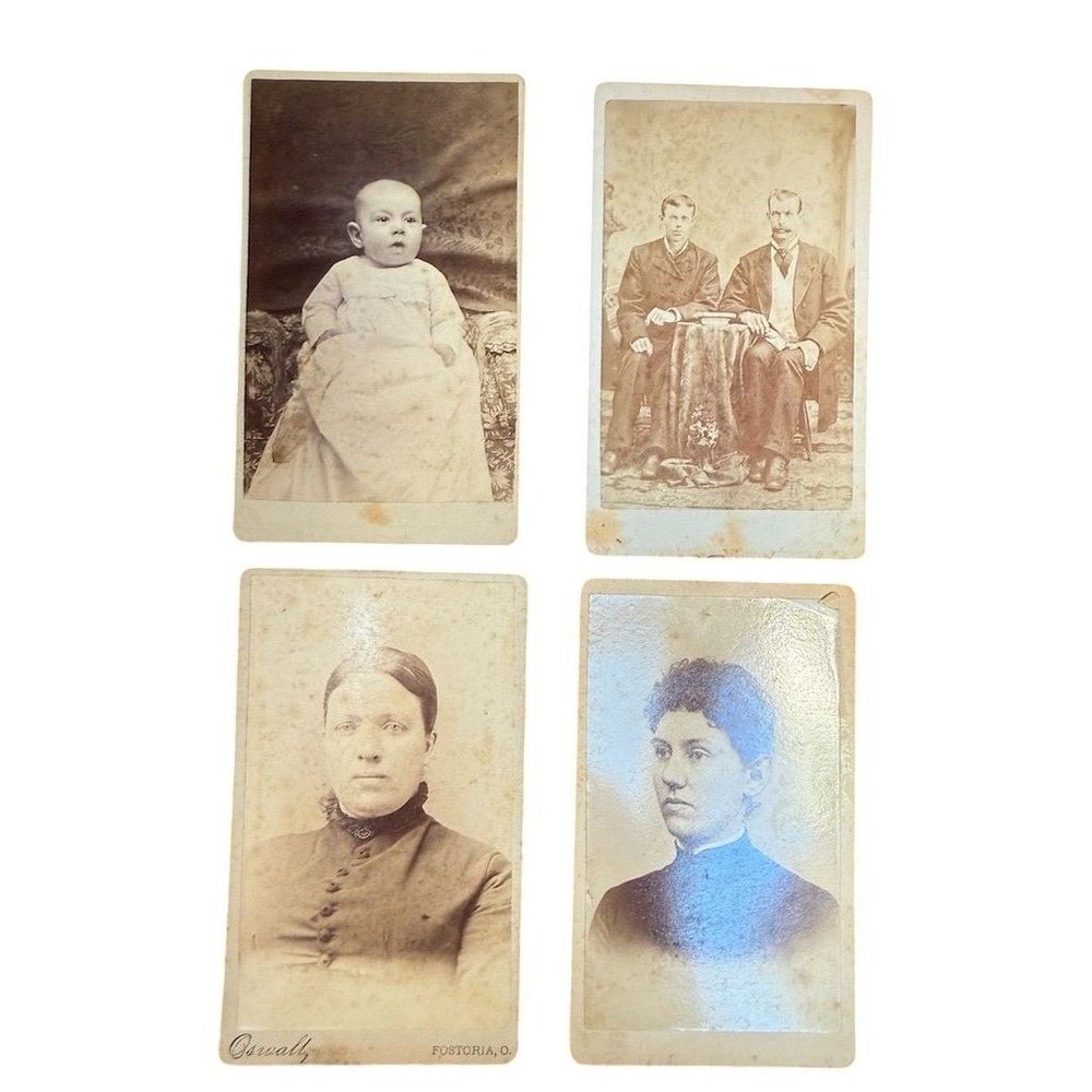 Antique Victorian CDV & Cabinet Card‎ Photo Collection Sepia 1850-1899 2.5x4